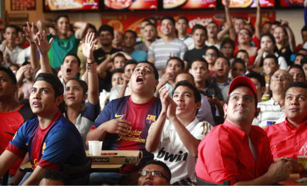 Ambiente en Honduras del clásico Real Madrid-Barcelona