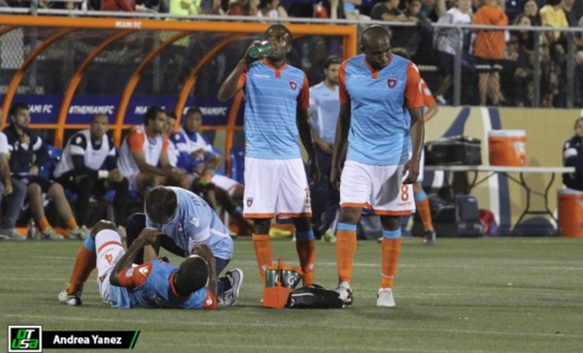 Wilson Palacios no la pasa bien en el Miami FC de Estados Unidos