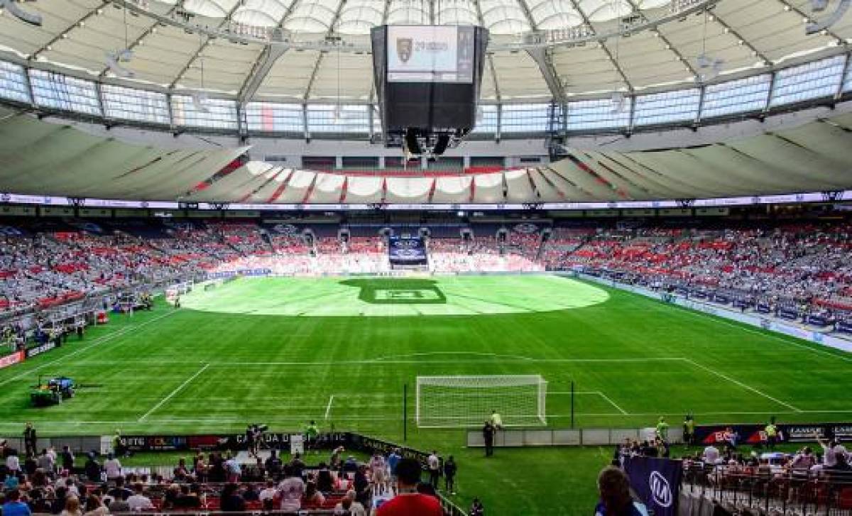 Así luce el Estadio BC Place, casa de los Vancouver Whitecaps de la MLS.