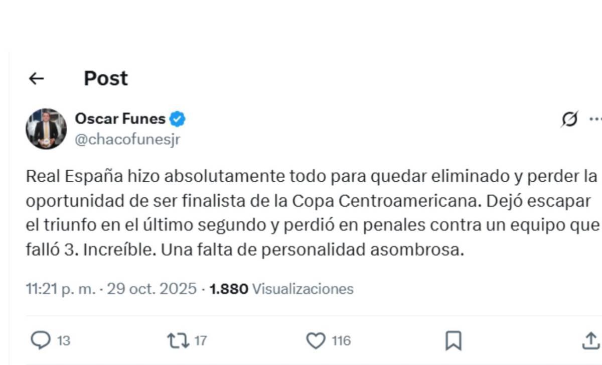 ¡Insólita eliminación de Real España! Señalan los culpables del adiós de la Máquina en la Copa Centroamericana