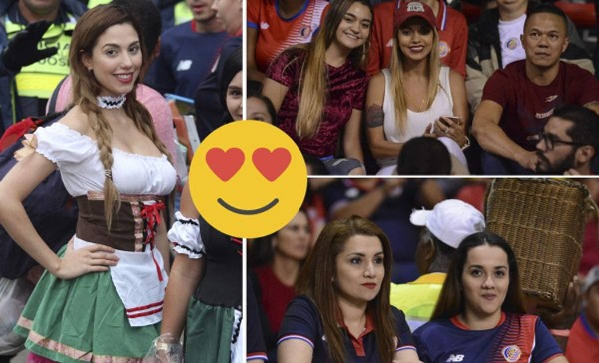 ¡Preciosas! La belleza se hizo presente en el juego Costa Rica - México