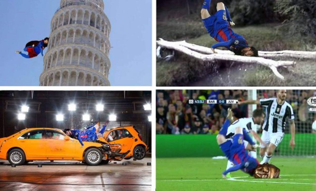 ¡No paran las burlas a Messi! Los mejores memes de su caída ante la Juventus