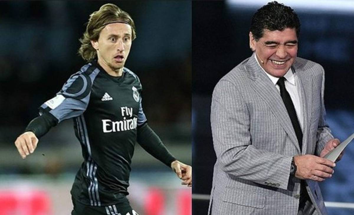 Luka Modric: 'Gracias a Dios Maradona no juega'