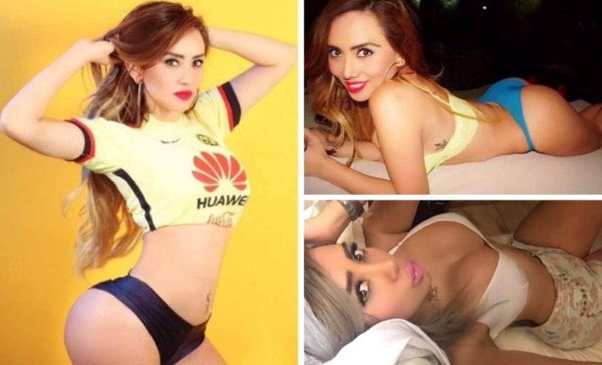 ¡Atención ticos! Nallely Esparza es la bella conductora que apoya con todo al América