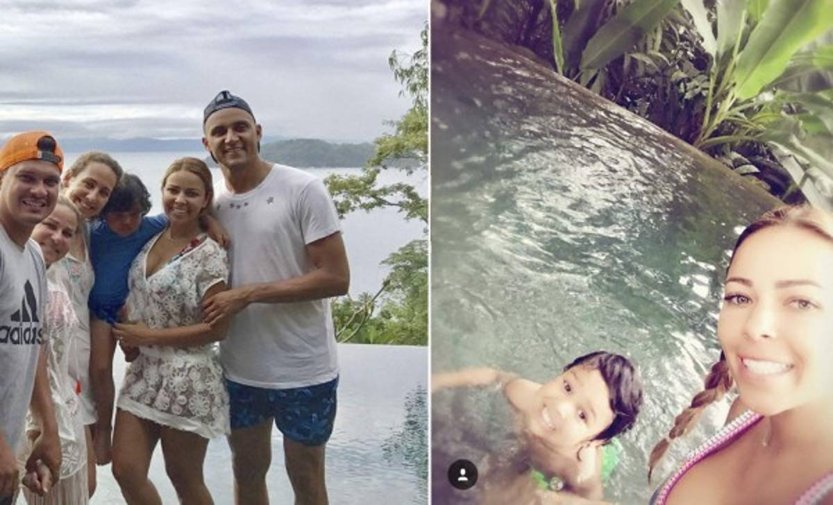Así son las vacaciones de Keylor Navas en Costa Rica