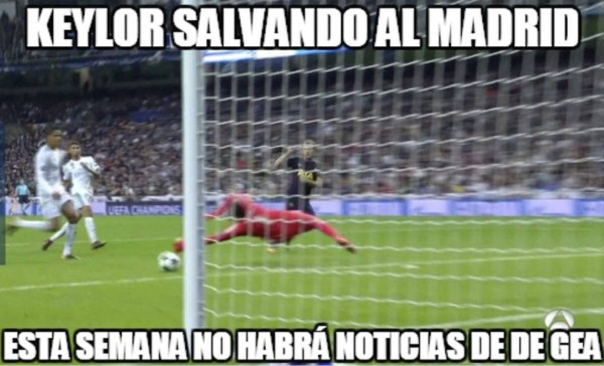 Gran actuación de Keylor Navas dejó memes muy graciosos
