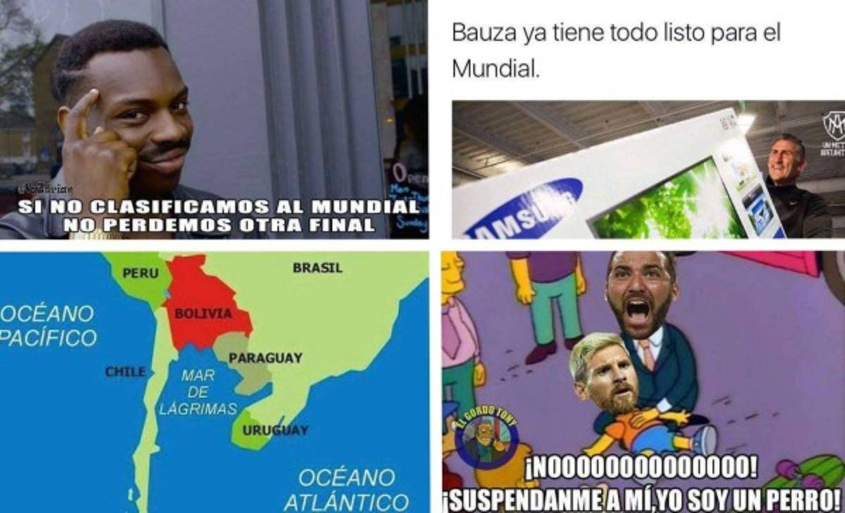 Los divertidos memes tras la caída de Argentina en Bolivia