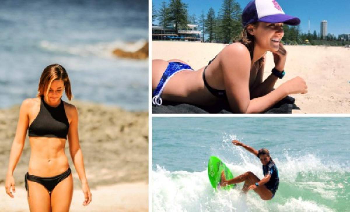 ¡Dueña de las olas! Emily Gussoni, la hermosa surfista tica que destacó en Idonesia
