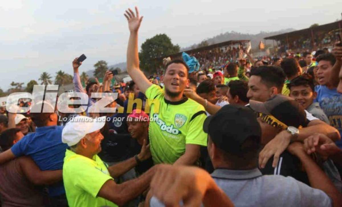 En fotos: Así fue el festejo del Real de Minas al salvar su categoría en Liga Nacional