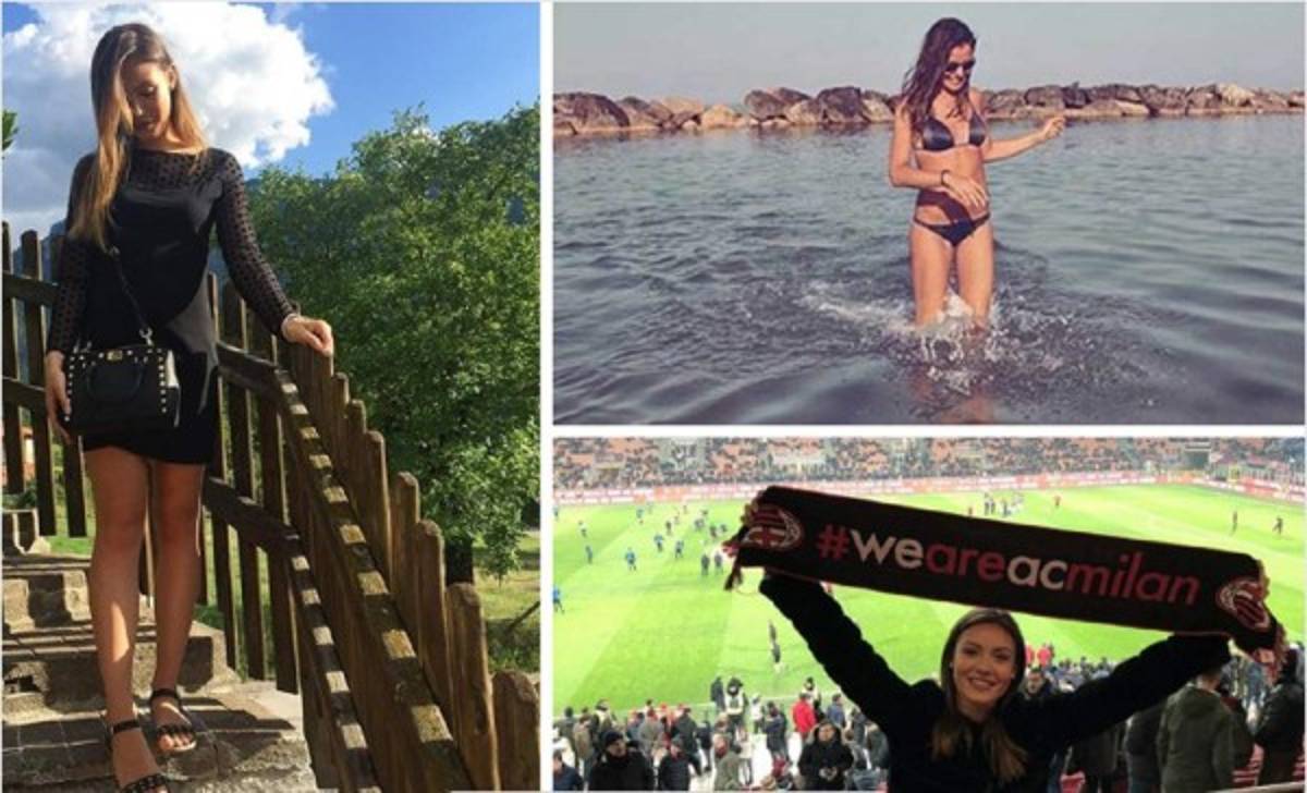 ¡Hermosa! Alice Arlanch la hermosa madrina del Giro y aficionada al Milán