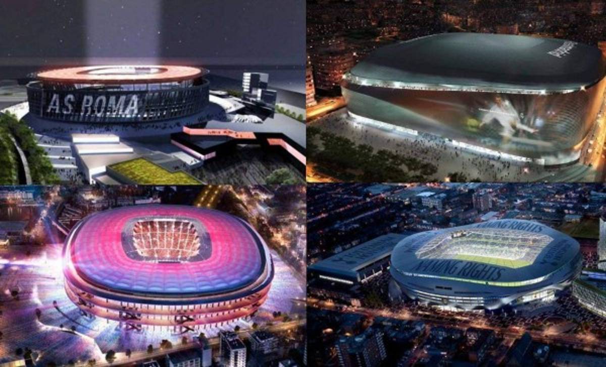 Las nuevas joyas que ya se construyen en Europa para tener los mejores estadios del mundo