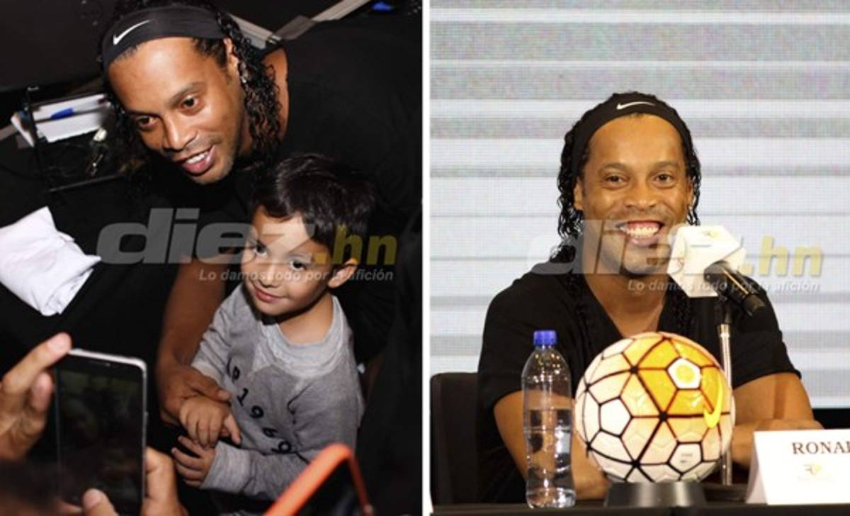 ¡De Lujo! Los ticos tuvieron un recibimiento espectacular para Ronaldinho