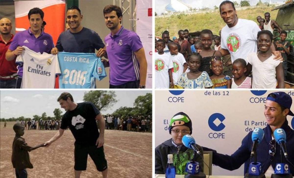 Keylor Navas destaca entre los futbolistas más solidarios del mundo