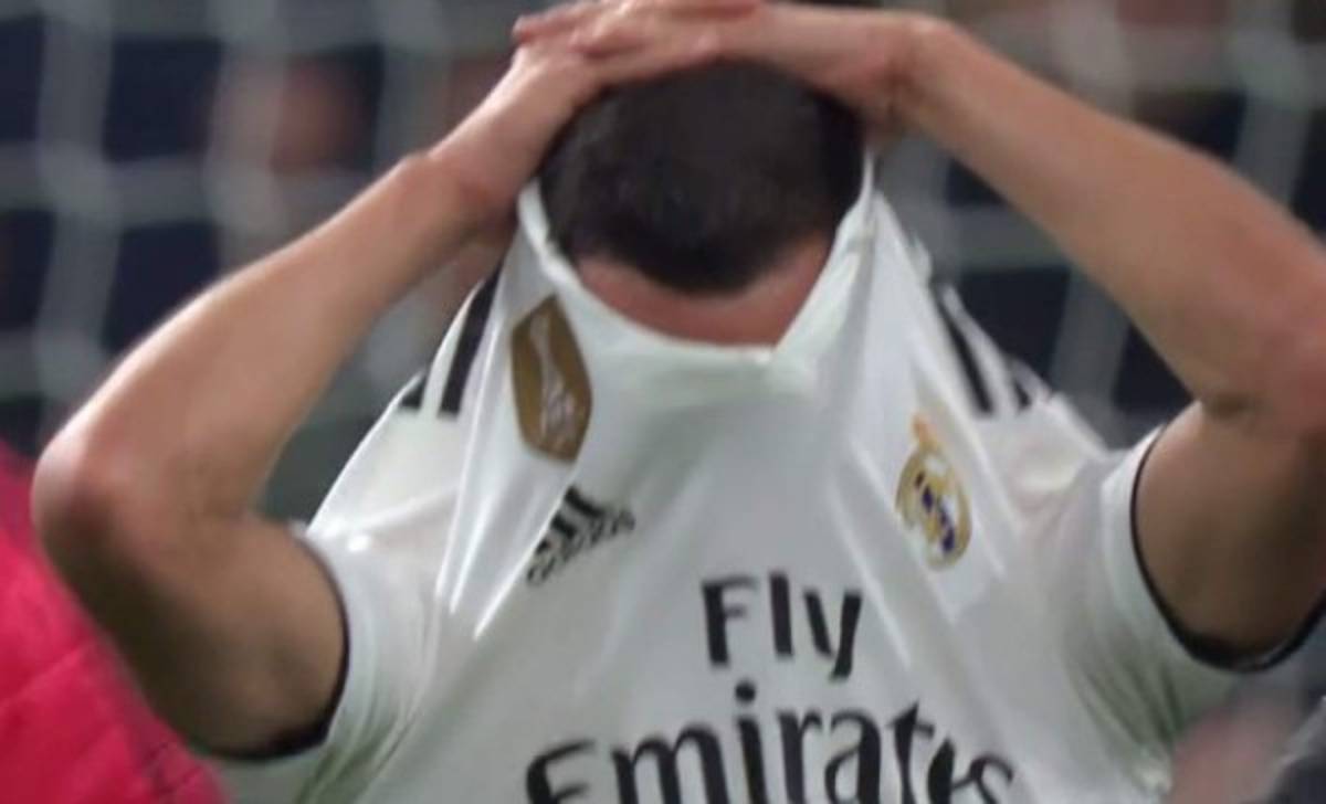 NO SE VIO EN TV: El desconsuelo de los futbolistas del Real Madrid y el jugador del Barcelona en el Bernabéu