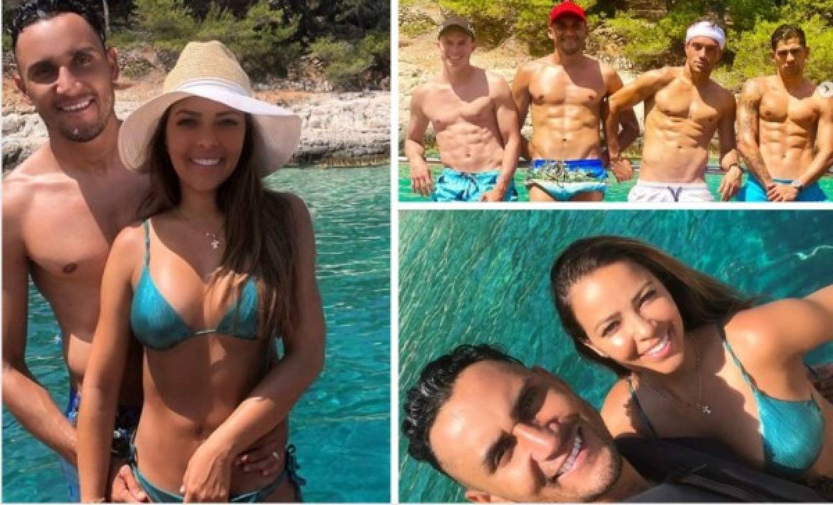 ¡Vaya vacaciones! La espectacular figura de Keylor Navas y Andrea Salas en sus días libres