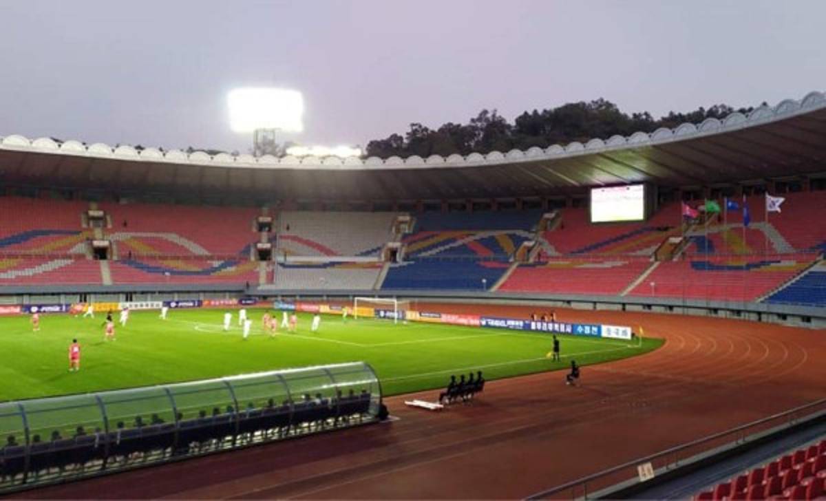 Las únicas imágenes del histórico partido ''fantasma'' entre Corea del Norte y Corea del Sur