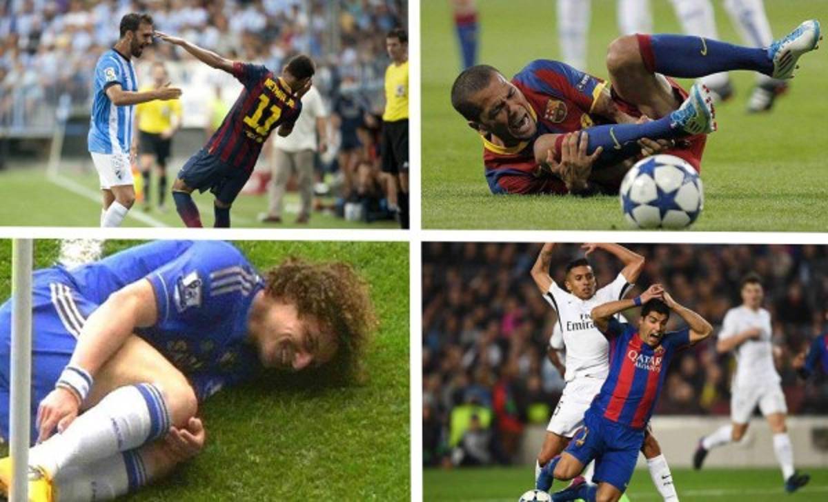 ¡Teatro! Los jugadores que mejor engañan a los árbitros a nivel mundial