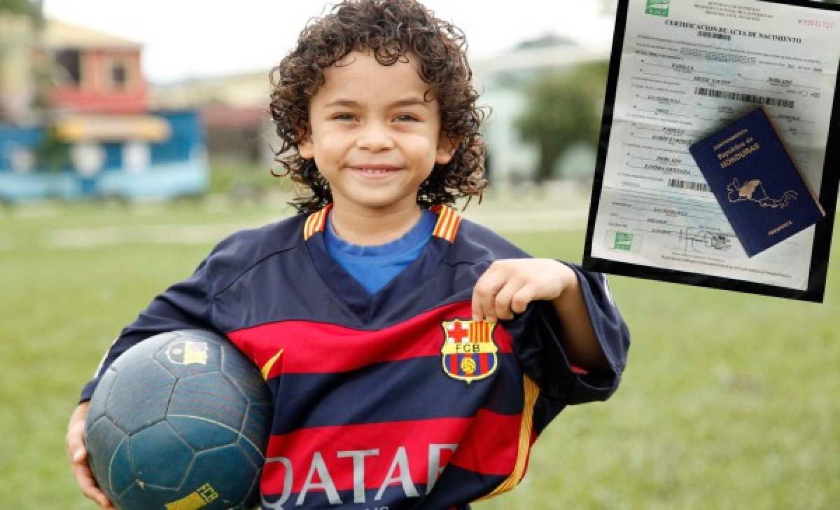 La historia del niño hondureño a quien le pusieron Messi Xaviny