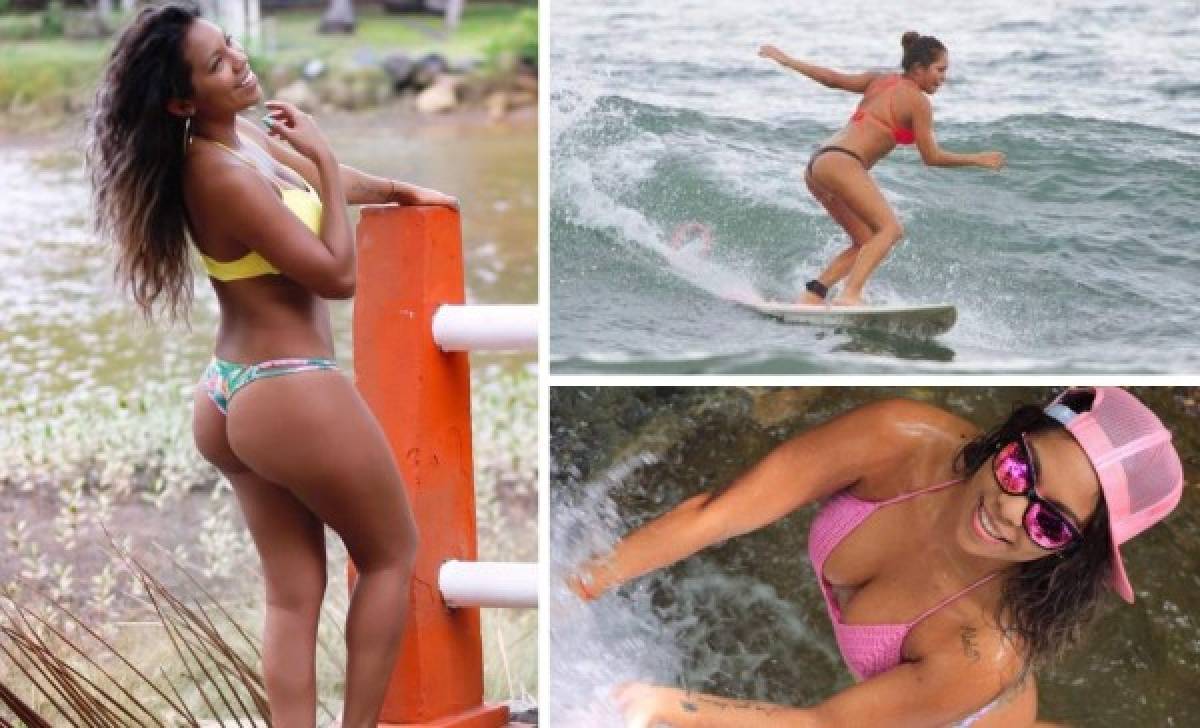 Verónica Angulo, la bella reportera deportiva tica amante del Surf