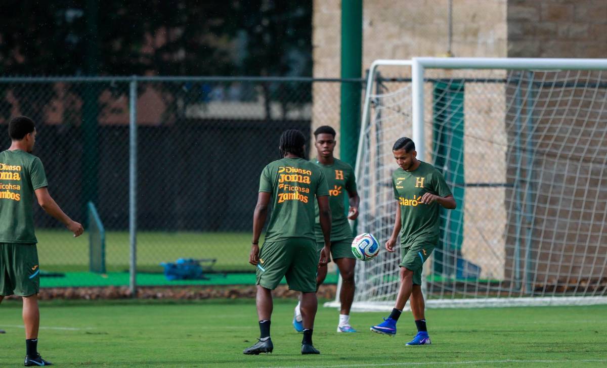 Keyrol bailó punta y la ausencia de un Olimpia: así fue el tercer entreno de Honduras