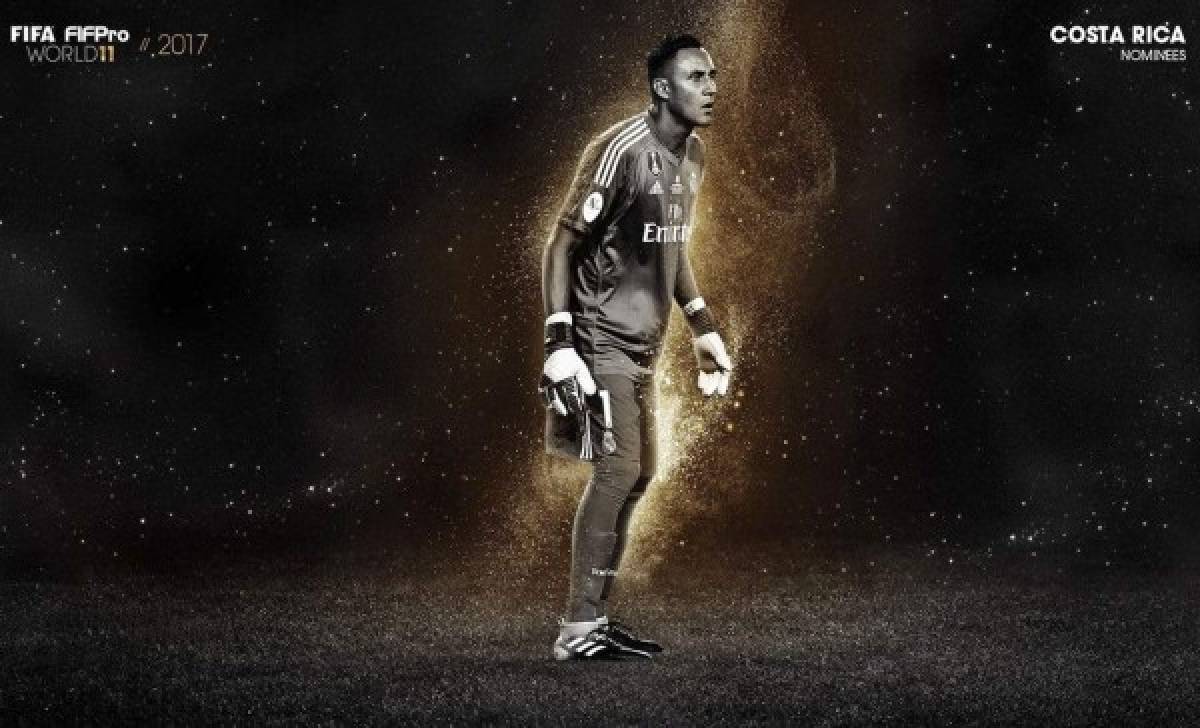 Keylor Navas nominado para el Once Mundial de FIFA FIFPro 2017