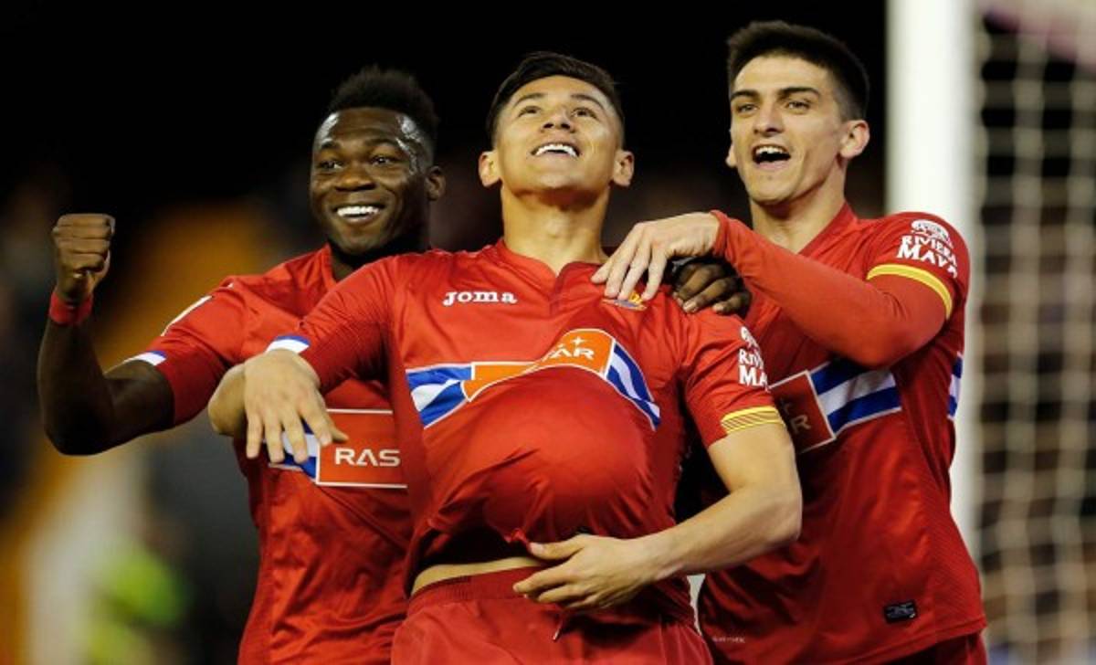 Oscar Duarte anota en la derrota del Espanyol ante el Valencia