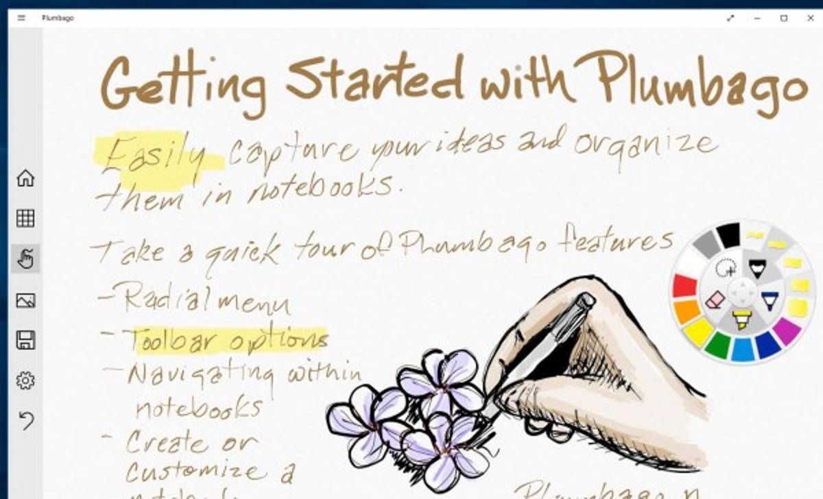  Plumbago, nueva app de anotaciones para tabletas Windows 8.1 y 10