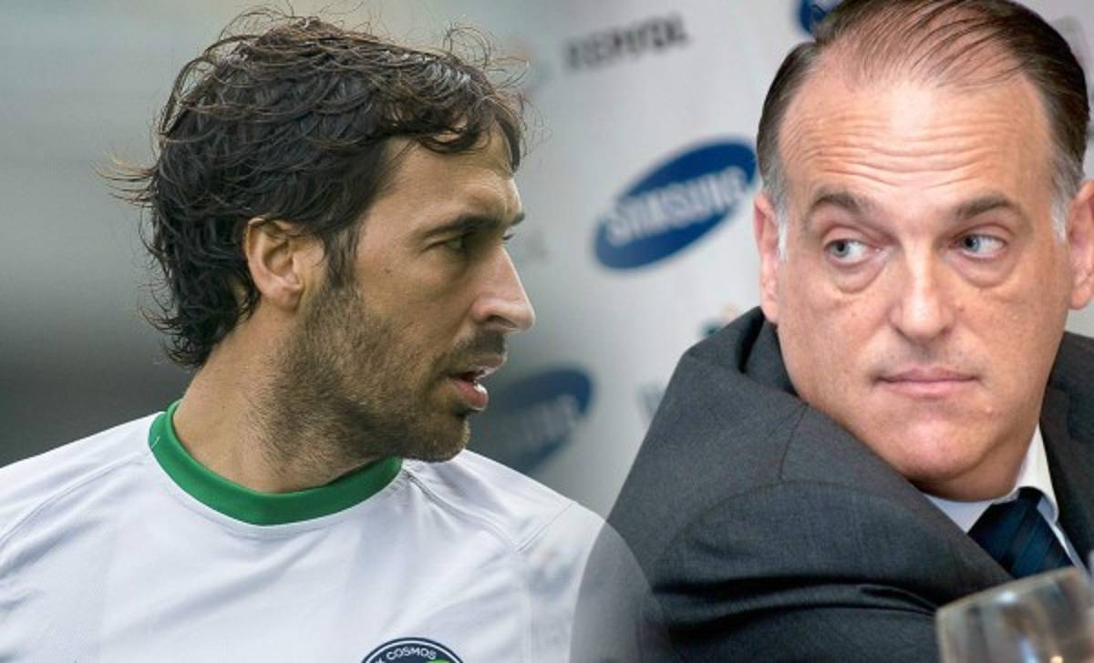 Tebas: 'Raúl deja una huella imborrable en el fútbol y en la Liga'