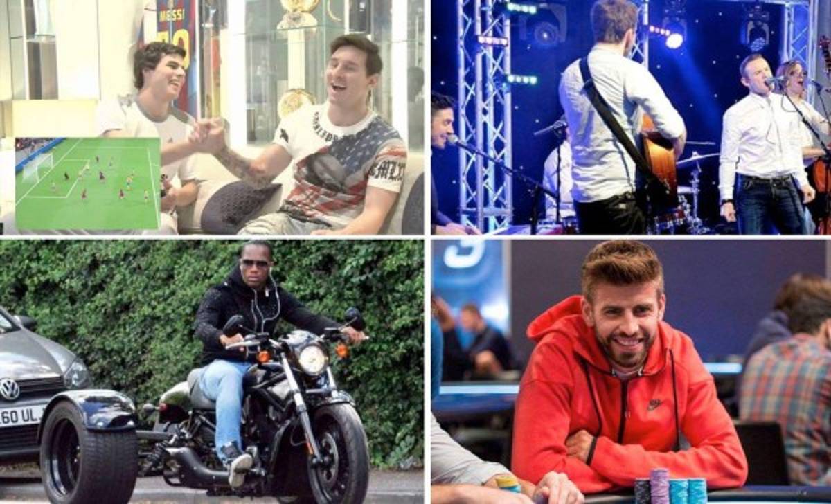Los pasatiempos que pocos conocen de las estrellas del fútbol