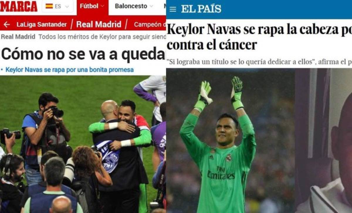 Prensa española destaca el trabajo de Keylor Navas en el Real Madrid
