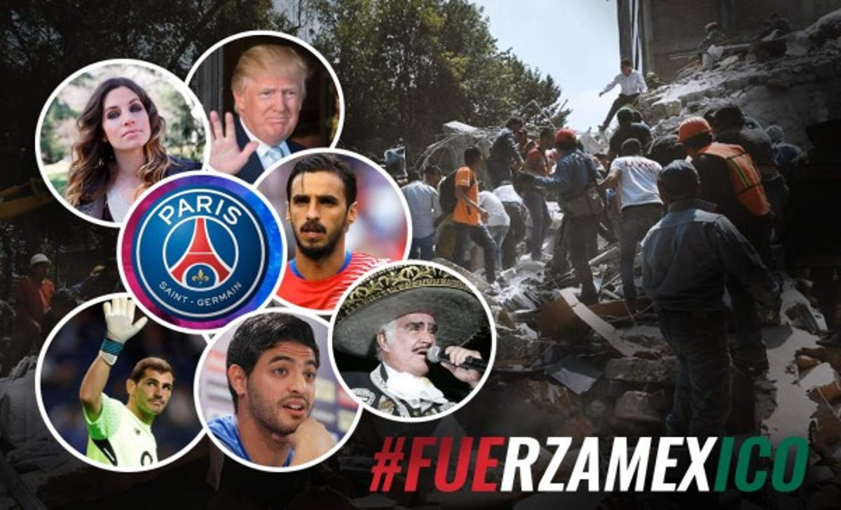 ¡Ojo! Famosos, deportistas e incluso Donald Trump envían sus mensajes de solidaridad a México