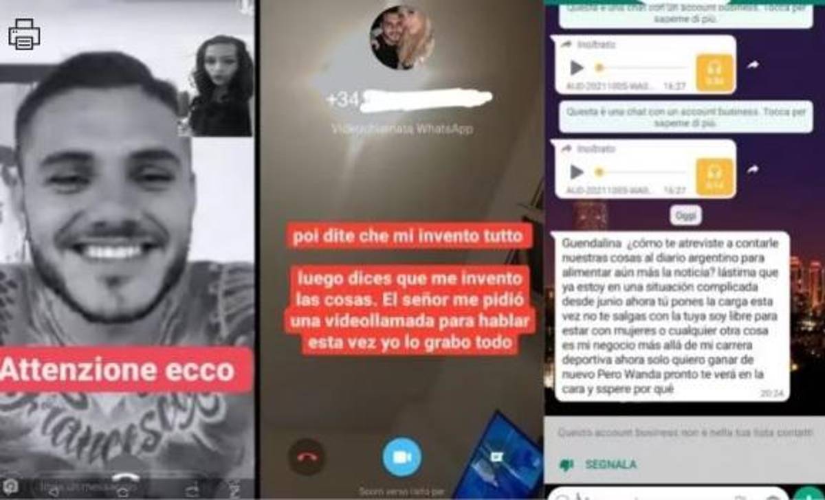 Mujer trans expone de nuevo a Mauro Icardi: La advertencia a Wanda Nara y filtra chats íntimos; “Pronto voy a hablar”