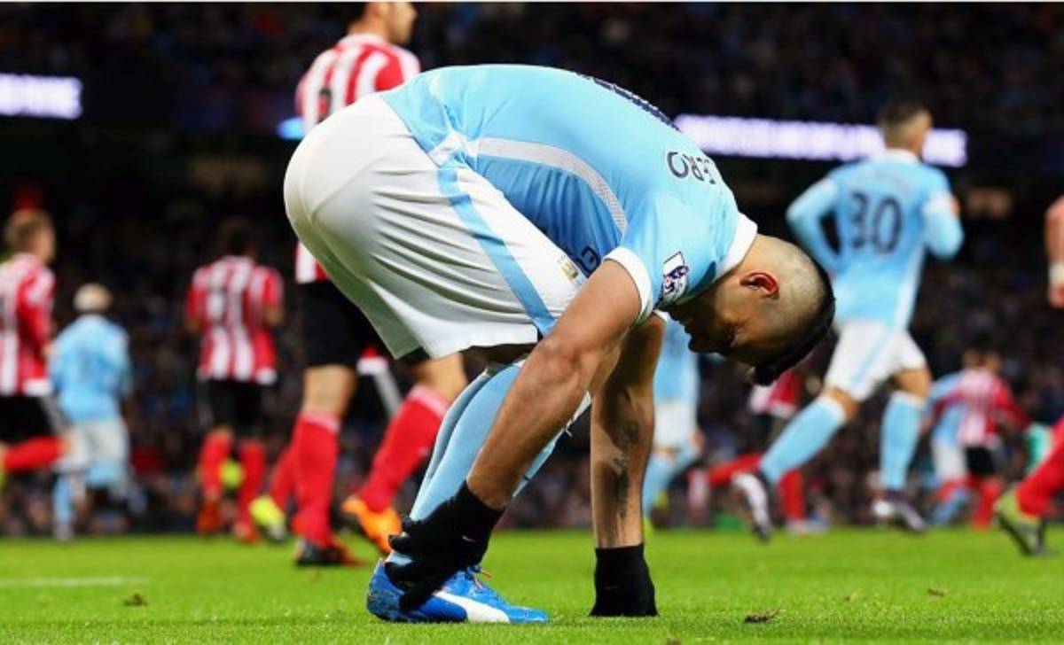 Agüero: 'Solo fue un golpe en el talón sin importancia'
