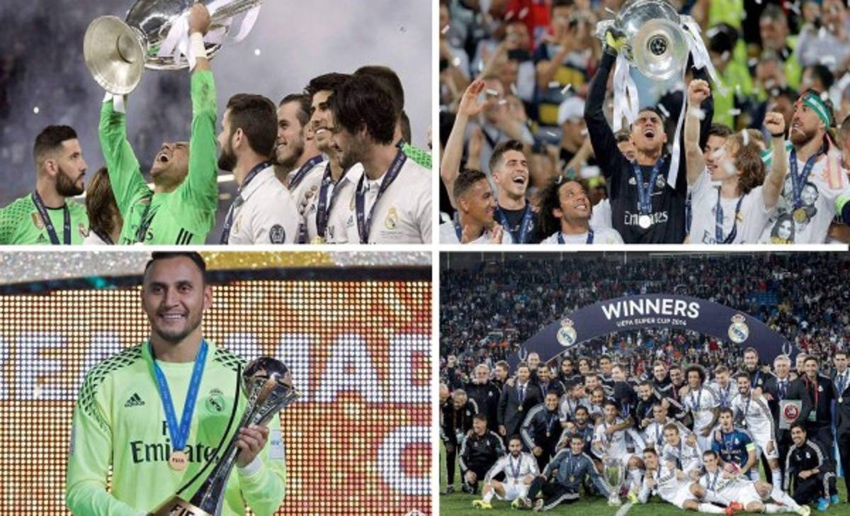 Los 7 títulos que ha ganado Keylor Navas con el Real Madrid