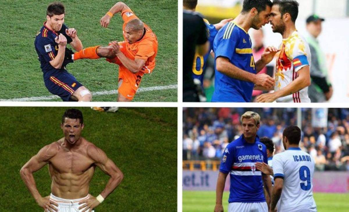 Los jugadores 'más odiados' en el mundo del fútbol