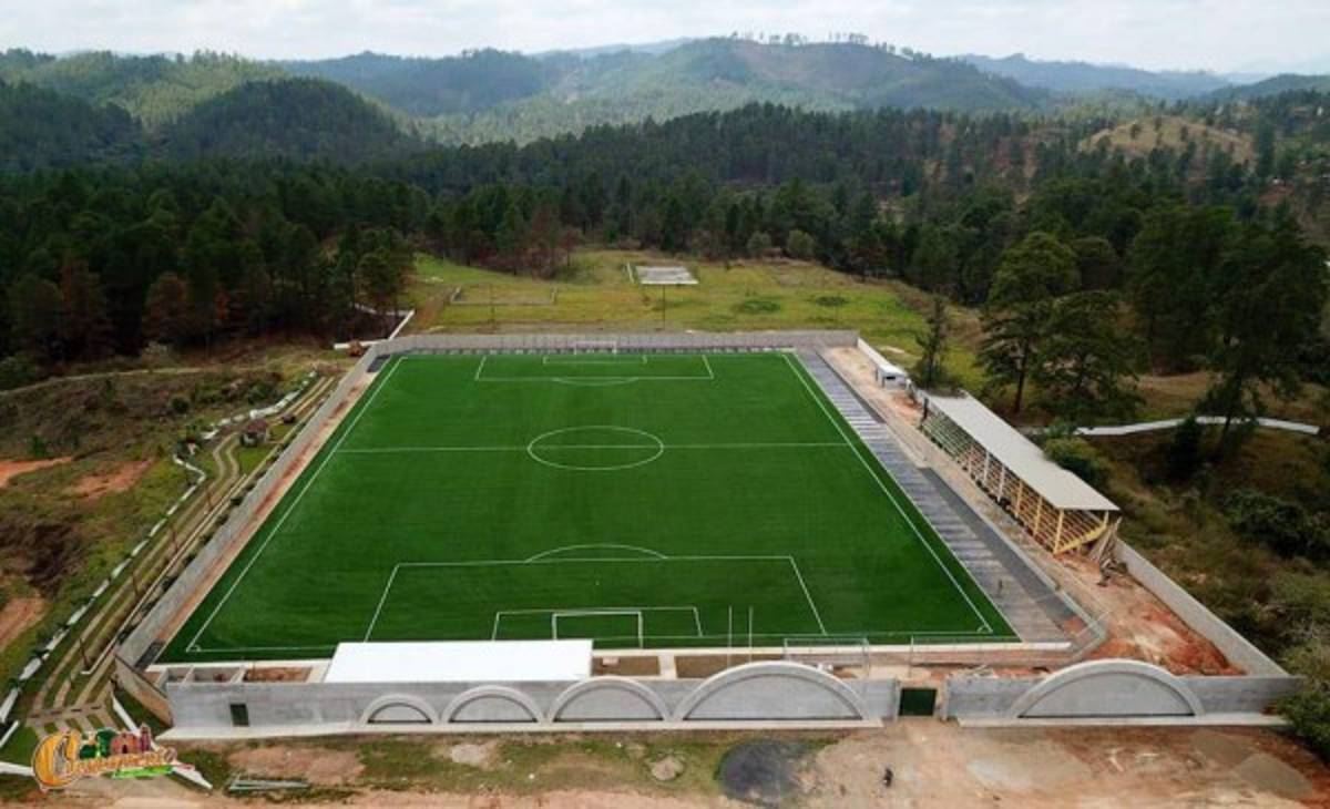 El nuevo y bonito estadio que se inaugurará en Campamento, Olancho