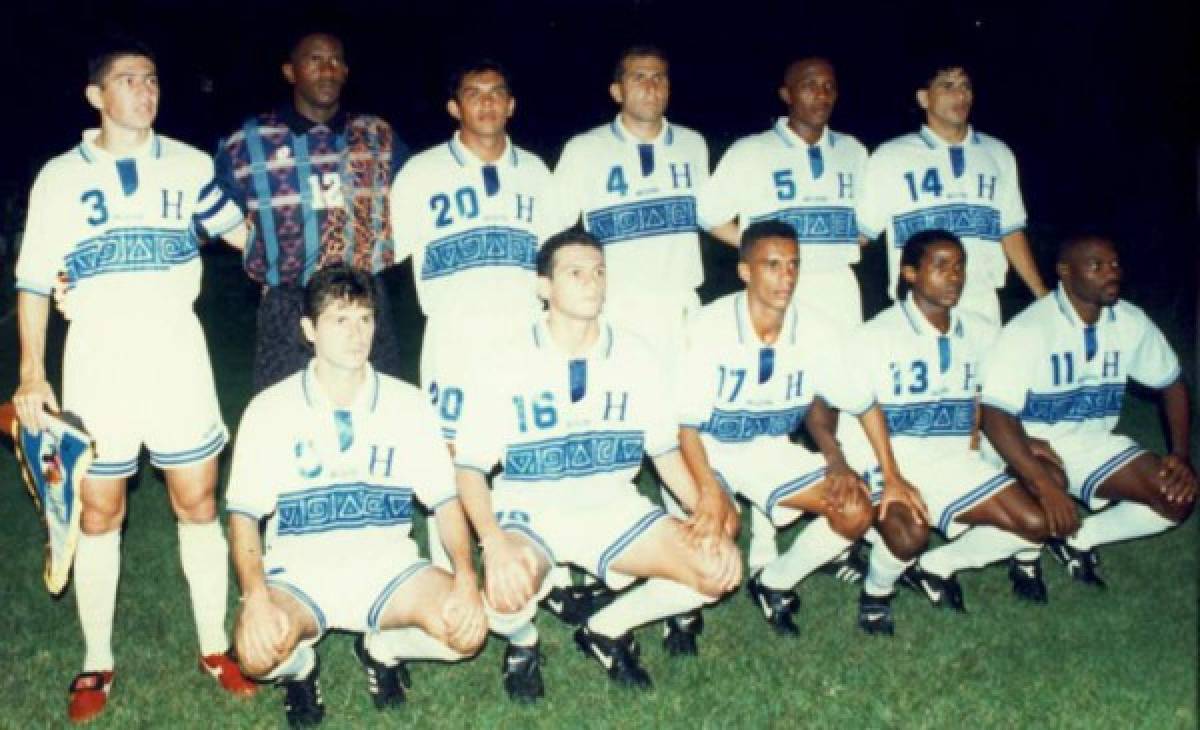 Las camisetas que ha vestido la selección de Honduras en su historia