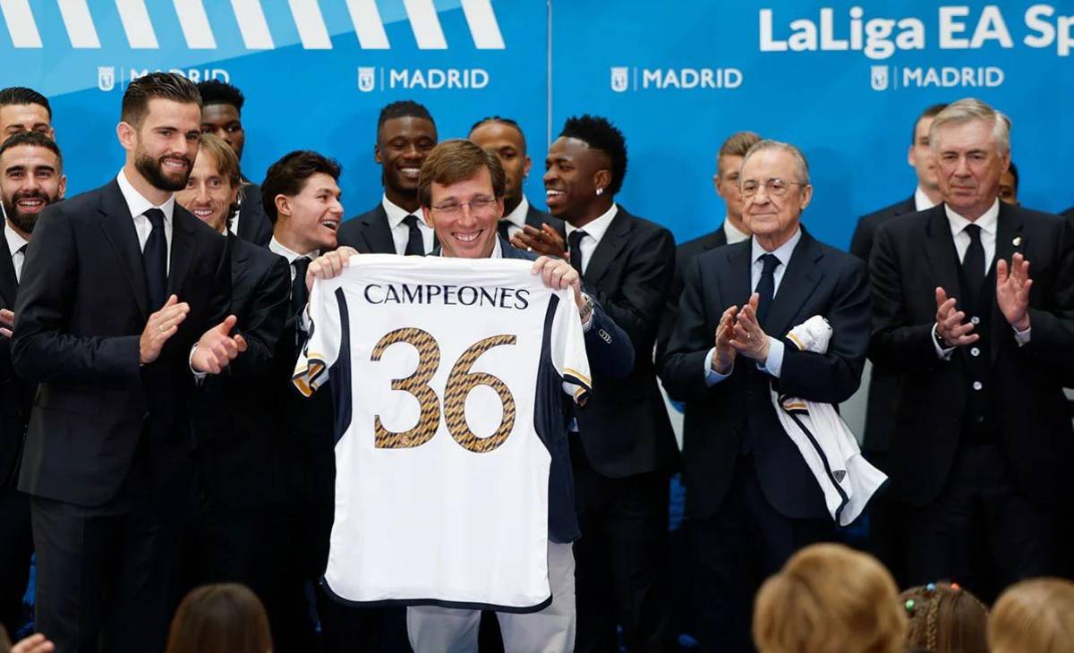 El próximo fichaje, la petición a Modric y Mbappé ‘presente’: Así festejó Real Madrid su Liga Española número 36