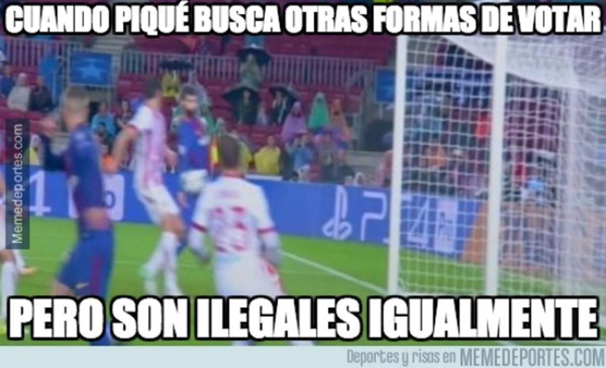 ¡Atacan a Piqué! Los imperdibles memes de la jornada de Champions League