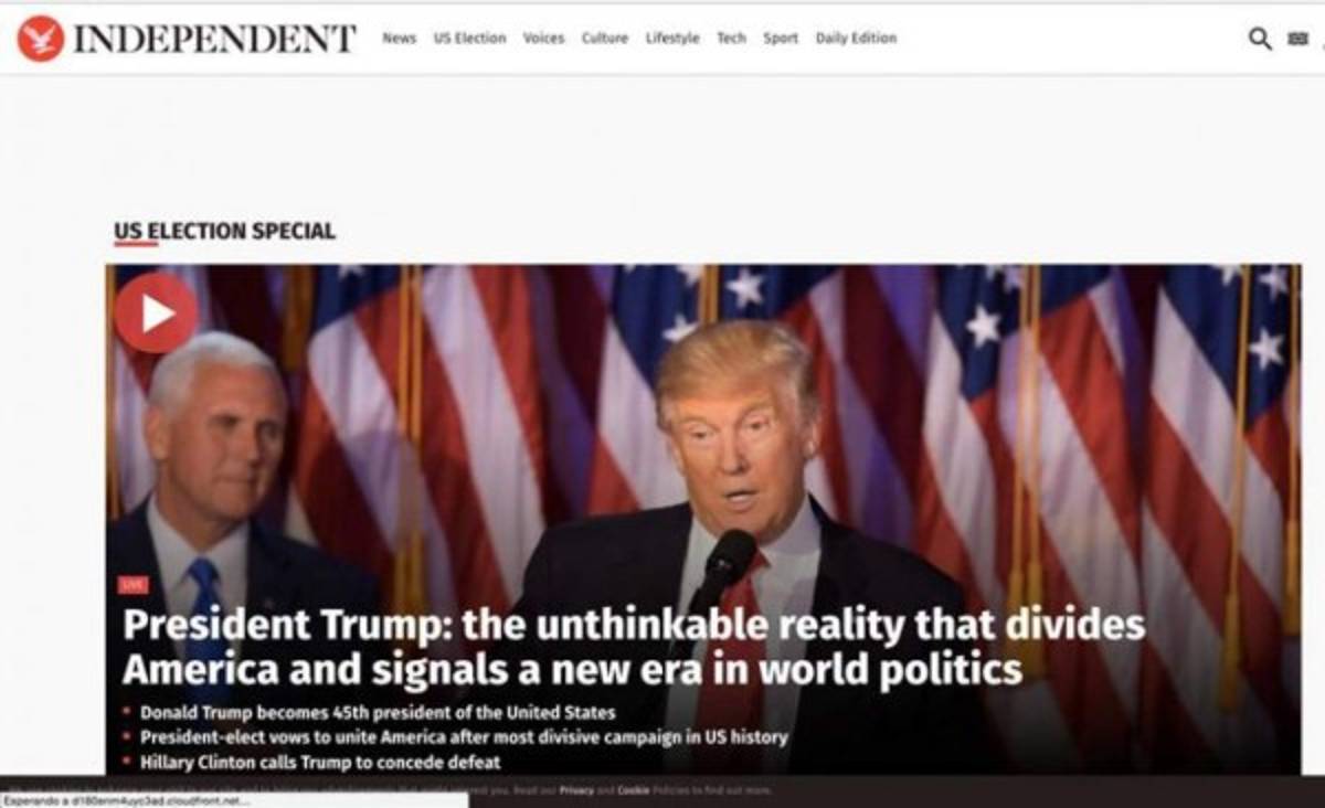 PORTADAS: La agresiva reacción de la prensa internacional tras gane de Donald Trump