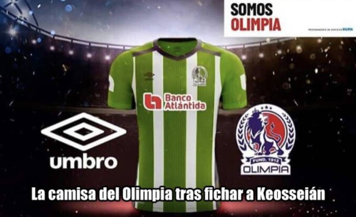 ¡No perdonan! Los divertidos memes que dejó la llegada de Keosseián al Olimpia