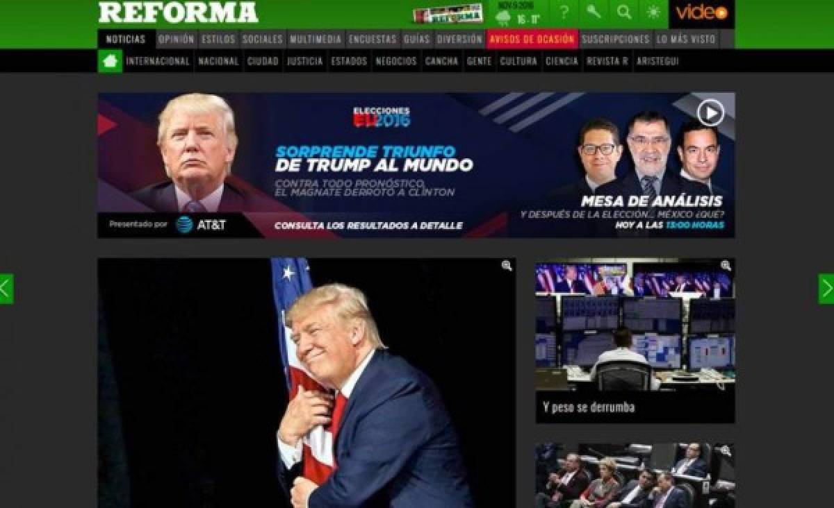 PORTADAS: La agresiva reacción de la prensa internacional tras gane de Donald Trump