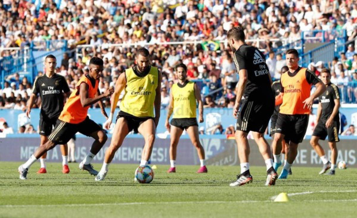 La vuelta de Zidane, la magia de Hazard y con estadio lleno, así entrenó el Real Madrid en Montreal