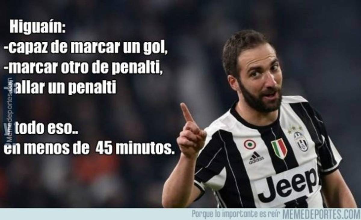 ¡Pobre Higuaín! Los memes que dejó la goleada del City y el empate de Juventus con Tottenham