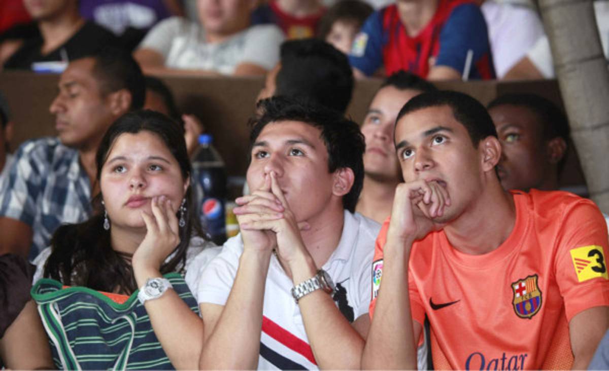 Ambiente en Honduras del clásico Real Madrid-Barcelona