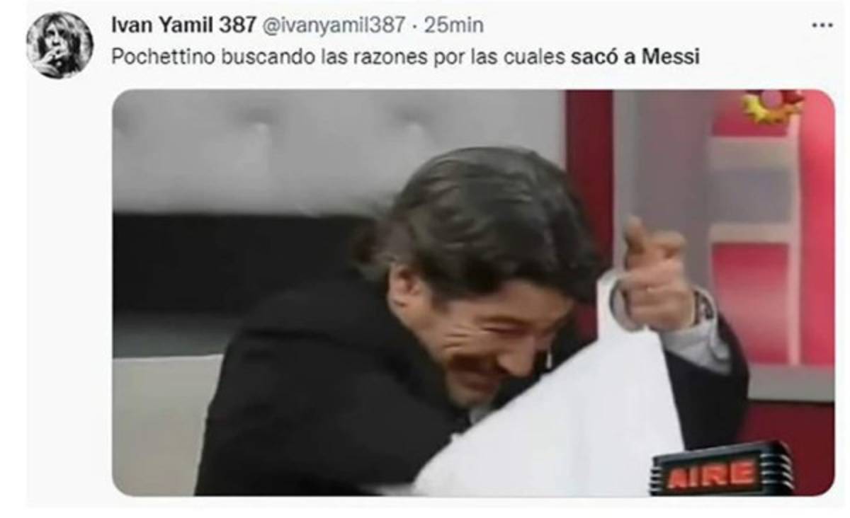 Pochettino armó la polémica en el PSG por sacar a Messi del partido y estallaron los memes