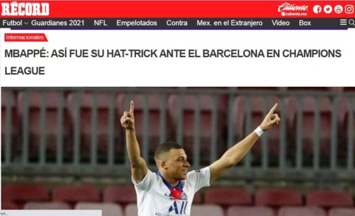 'Penoso, desastroso, humillación”: la prensa mundial y sus duros titulares tras la goleada del PSG al Barcelona