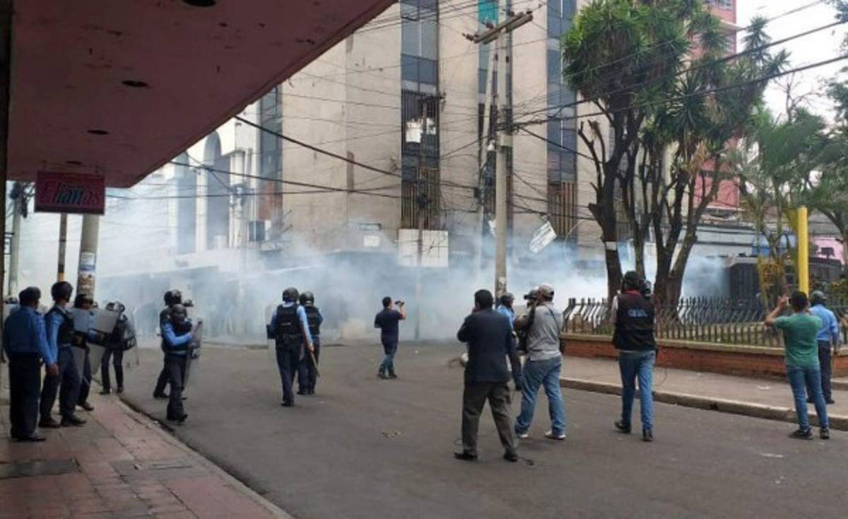 FOTOS: Así se vivieron los enfrentamientos y protestas en Honduras