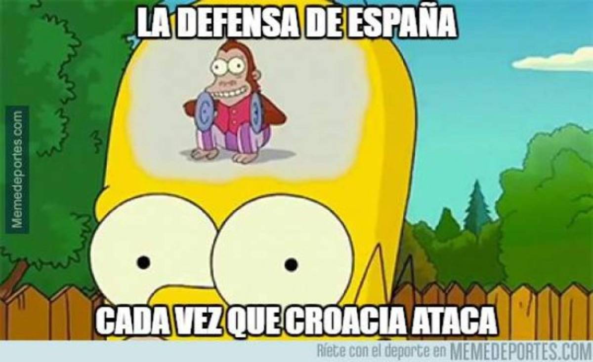 Sergio Ramos, protagonista de los memes en la derrota de España ante Croacia