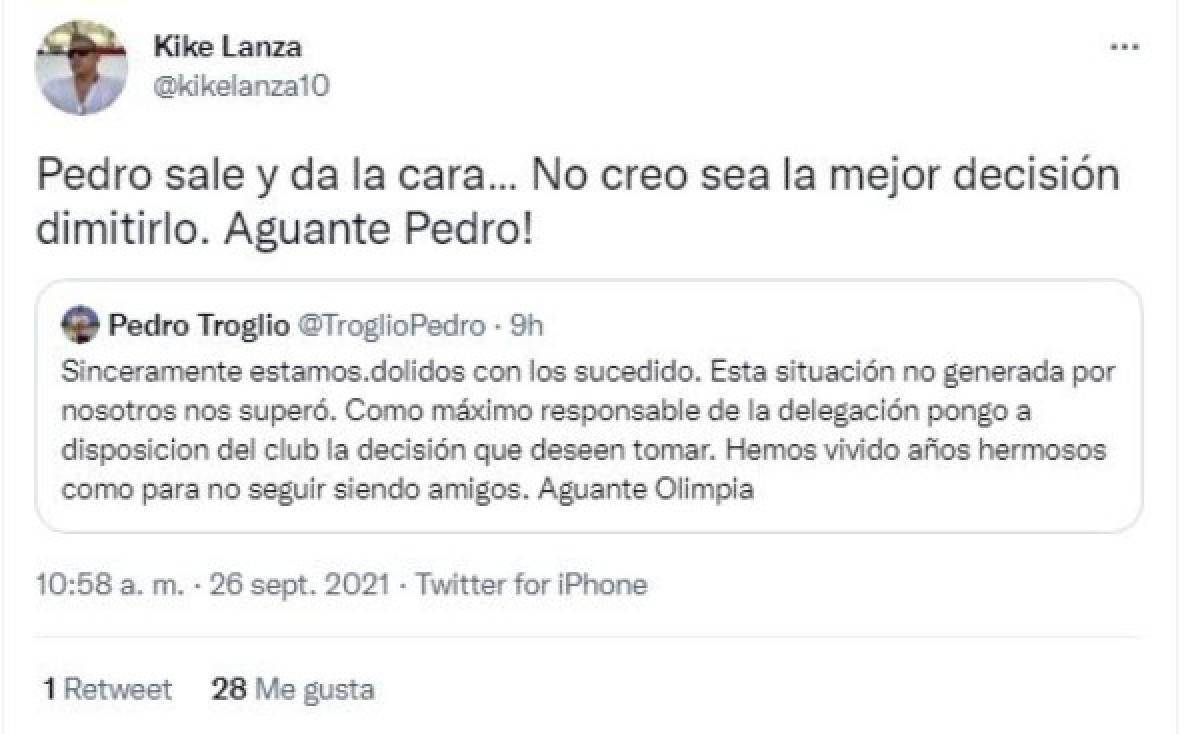 'Manchado por un escándalo': así reaccionó la prensa tras la disposición de renuncia de Pedro Troglio del Olimpia